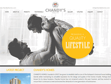 Tablet Screenshot of chandyshomes.com